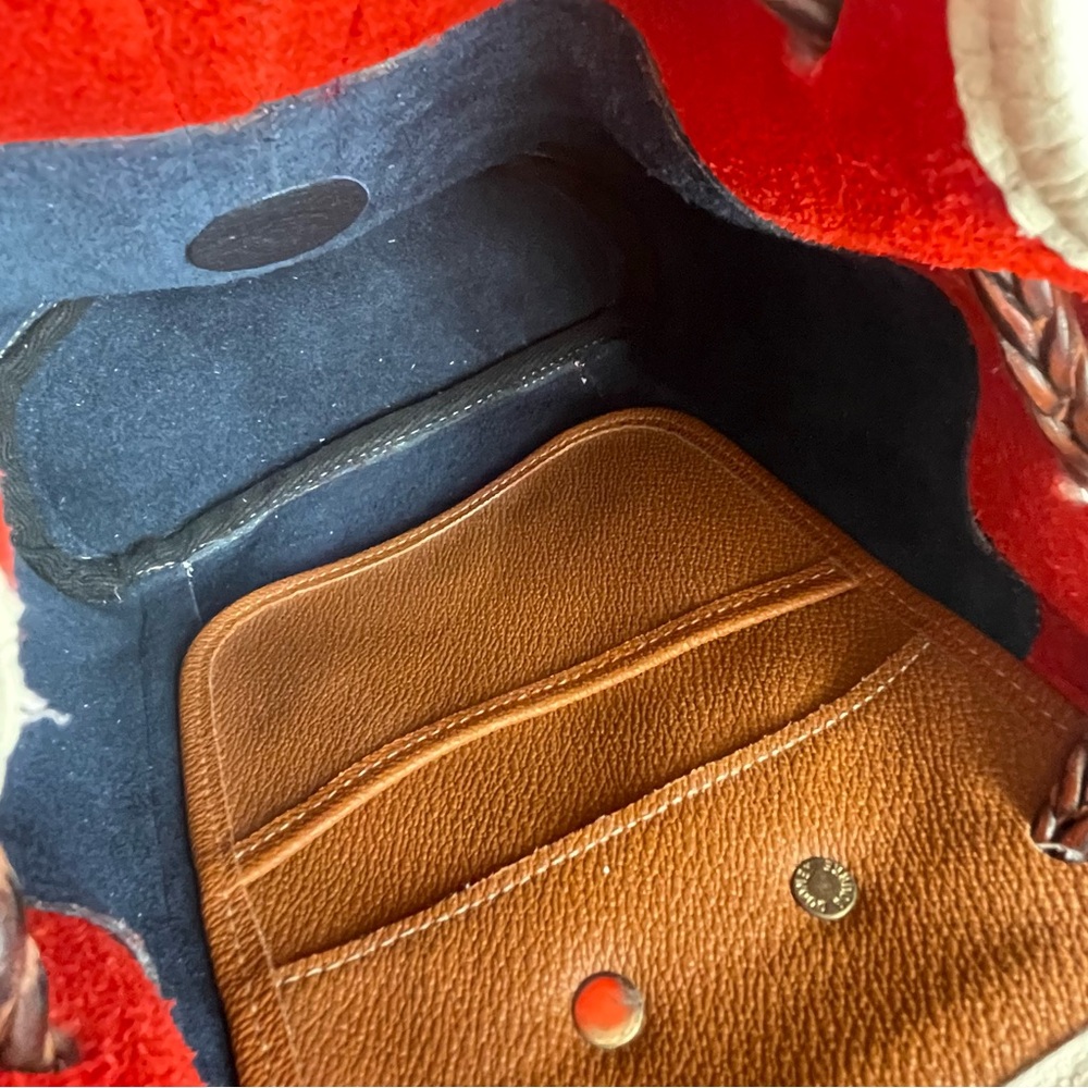 Dooney and Bourke Leather Teton mini Backpack awl multi color - Picture 15 of 16